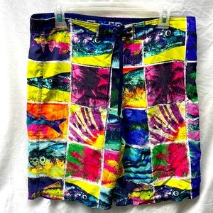 NEW!!! Salt life SLX-QD live salty Drawstring shorts sz Yxl
